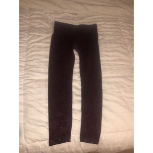 Flower pattern leggings